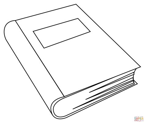 Closed Book coloring page | Free Printable Coloring Pages