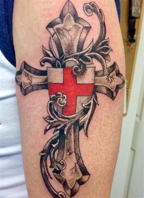 Tatouage Templier | Cross tattoo designs, Sleeve tattoos, Knight tattoo