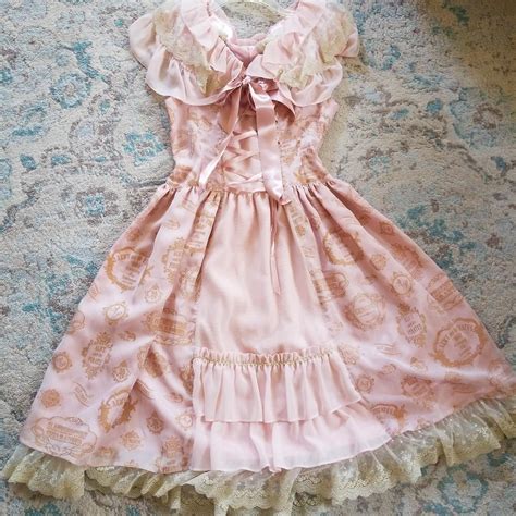 Alice and the pirates pink dress size m Japan worn... - Depop