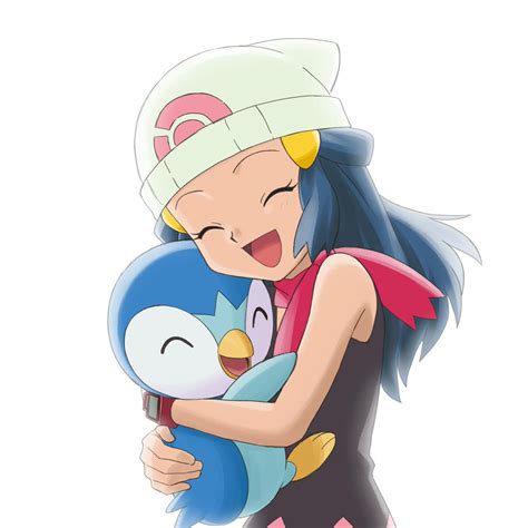 Dawn and Piplup Hug | Pokémon | Know Your Meme