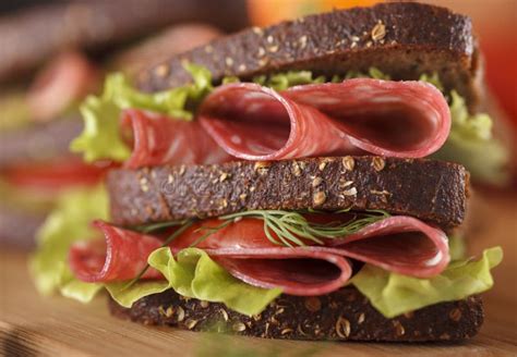 Big sandwich stock photo. Image of cheese, bologna, sausage - 35086084