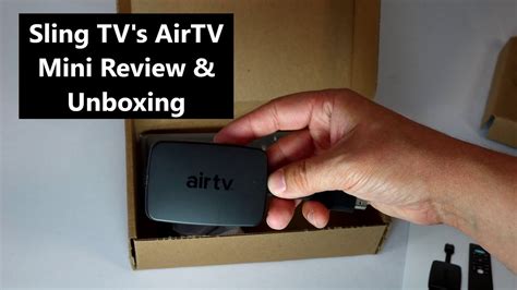 Sling TV's AirTV Mini Review & Unboxing (4K An Android TV Powered ...