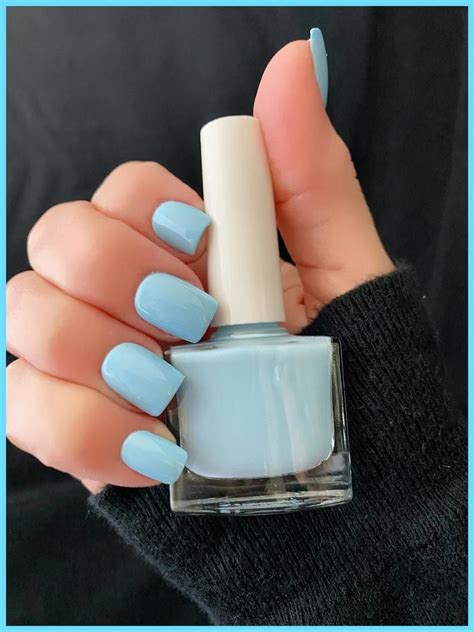 Sky Blue Nail Polish Nail Lacquer 10 Free Polish : Sky High - Etsy ...