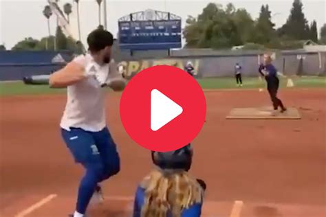 Softball Pitcher Embarrasses Football Team, Then the Punter Does the ...