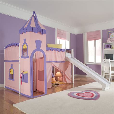 NE Kids School House Princess Loft Bed - 7060NPR | Princess loft bed ...