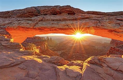 Mesa Arch sunrise, Canyonlands National Park Photograph by Rob Brown - Pixels