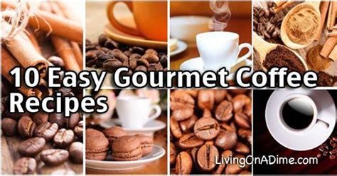 Try these easy gourmet coffee recipes to make some of your favorite coffee drinks for a lot less ...