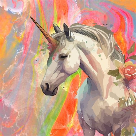 Mystical Unicorn Illustration Free Stock Photo - Public Domain Pictures