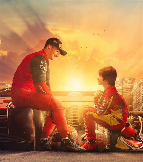 Young Charles Leclerc meets his future version Racing Driver, F1 Drivers, F1 Motor, F1 Wallpaper ...