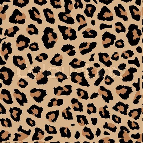 Seamless leopard print. Vector ... | Stock vector | Colourbox