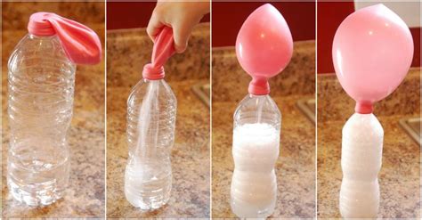 Simple Science: Vinegar & Baking Soda Balloon Experiment | Balloon science experiments, Science ...