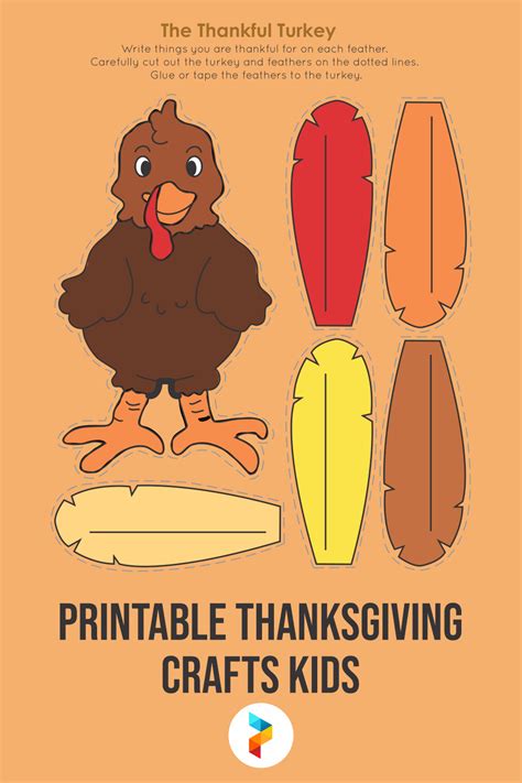 Thanksgiving Crafts Kids - 11 Free PDF Printables | Printablee