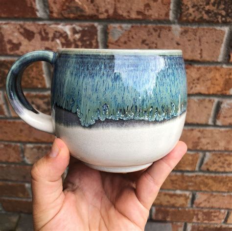 Blue Coffee Mug for Summer