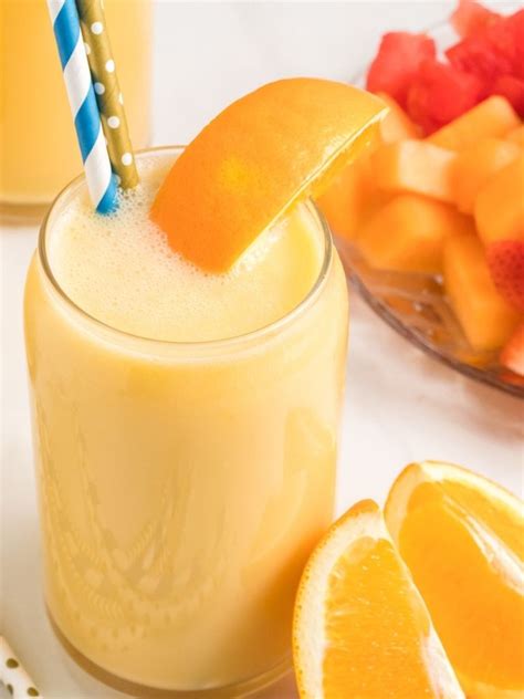 Orange Peach Smoothie - Together as Family