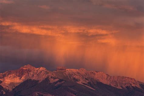 Cimarron Sunset Rain Photograph by Denise Bush - Fine Art America