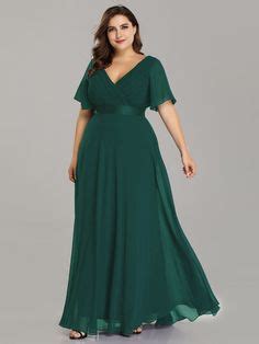 Green Formal Dresses, Formal Dresses With Sleeves, Plus Size Formal ...