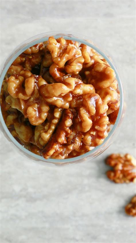 easy candied walnuts | Candied walnuts, Candied walnut recipe, Walnuts
