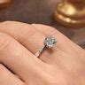 2.04 Carat Diamond Solitaire Engagement Ring 14k White Gold Classic Prong F/SI2 | eBay