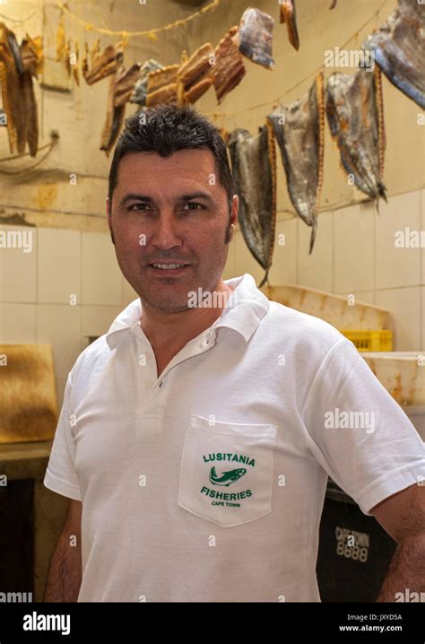 João de Freitas, owner of Lusitania Fisheries in Cape Town Stock Photo - Alamy
