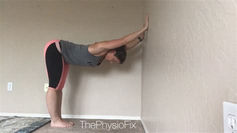 Mobility: thoracic extension mobilization using wall - YouTube