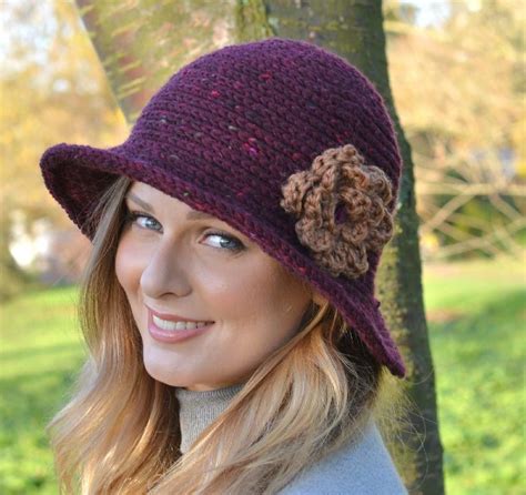 Downton Abbey Style Cloche Hat Crochet pattern by Caroline Brooke | Knitting Patterns ...