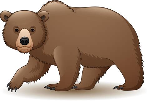 oso pardo de dibujos animados 8386693 Vector en Vecteezy