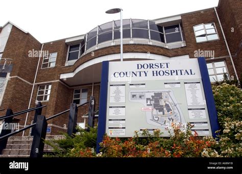 Dorset County Hospital in Dorset Britain UK Stock Photo - Alamy