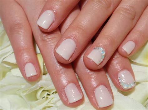 Simply wedding ivory nails | Ivory nails, Flower nail art, Nails