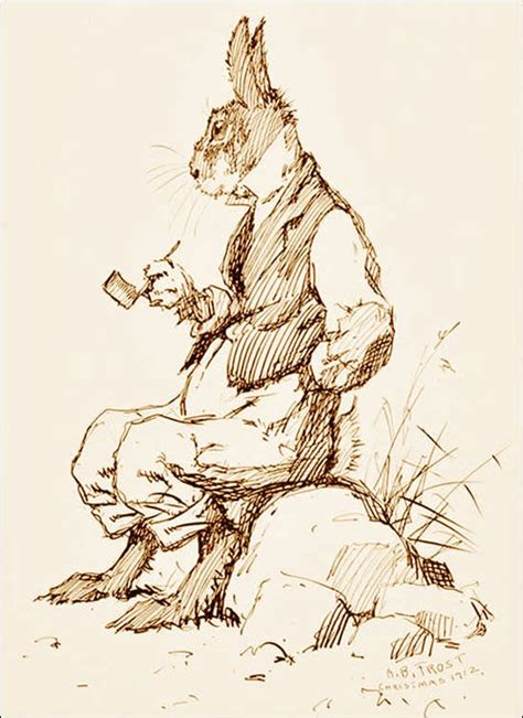 Brer Rabbit himself! | Ink illustrations, Graphic novel art, Drawings