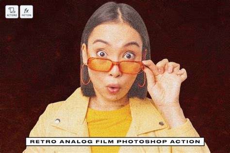 Retro Analog Film Photoshop Action - Design Template Place