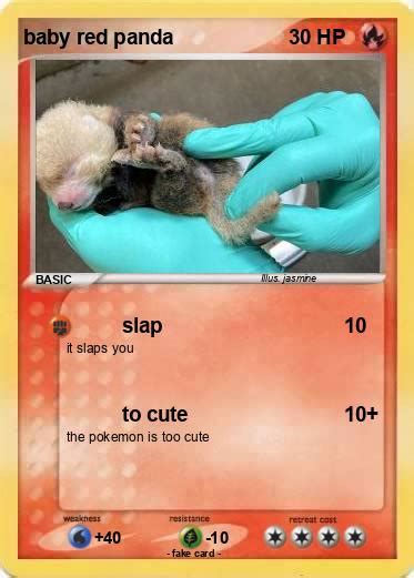 Pokémon baby red panda 1 1 - slap - My Pokemon Card