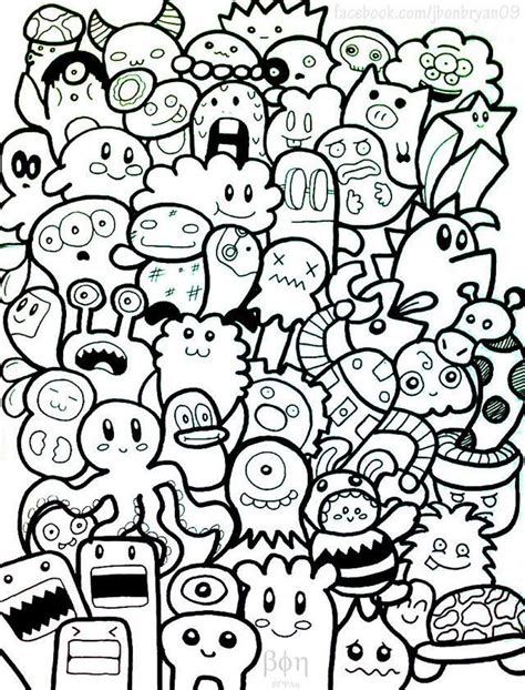 Doodle characters is simple and easy. I love this... - Easy Drawing Doodle