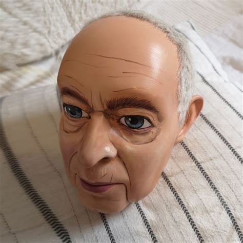 Older man, 3D model of head (for 31 inches marionette, opening mouth) for 3D printing ...