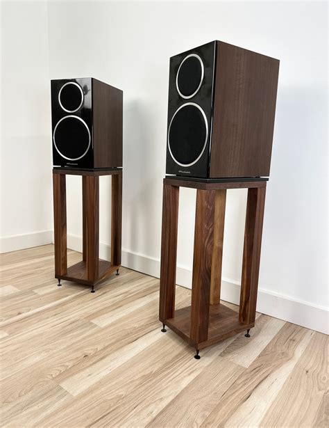 Speaker Stands / Completely Customizable /solid Hardwood / Home Audio ...