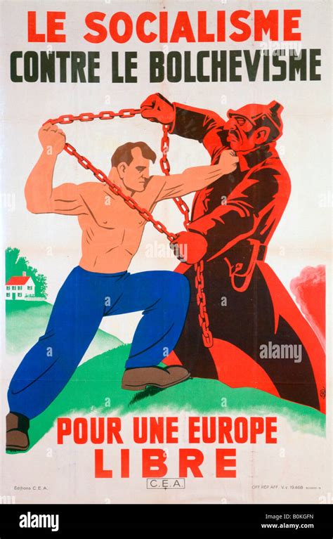 'Socialism Against Bolshevism, for a Free Europe', 20th century Stock Photo: 17640441 - Alamy