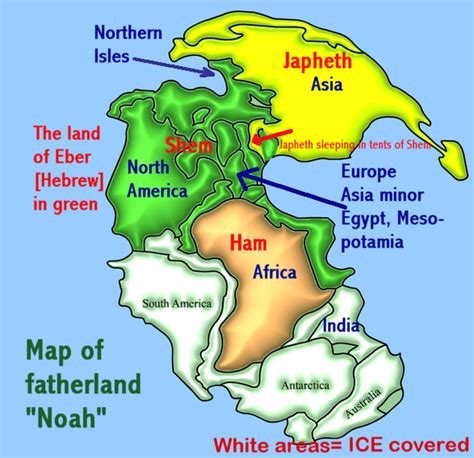 Hypothetical of Pre-flood Earth | Bible mapping, Bible knowledge, Bible ...