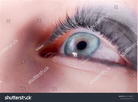 Macro Shot Womans Eye Stock Photo 1661248087 | Shutterstock