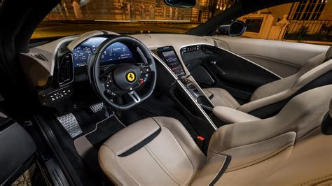 Ferrari Roma 2020 5K Interior Wallpaper | HD Car Wallpapers | ID #15142