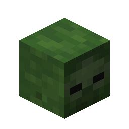 Zombie Head Minecraft Pixel Art