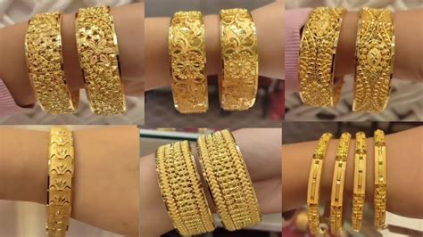 Gold Bangles Latest Gold Bangles Designs 2021 Online/Gold Kada At Best Prices In India | atelier ...