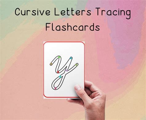 Printable Cursive Alphabet Flashcards, Handwritting Practice Cards ...