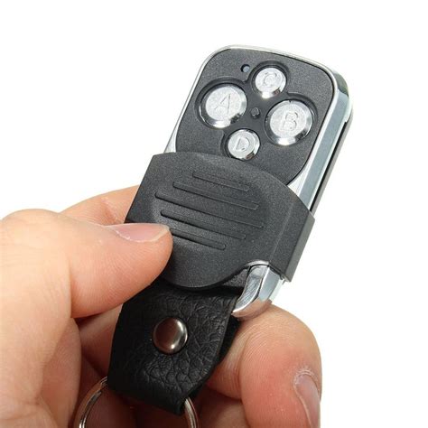 HFY408 Universal 4 Buttons Cloning 433MHz Electric Garage Door Remote Control Key Fob | Garage ...
