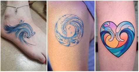 UPDATED: 40 Serene Wave Tattoos (August 2020)