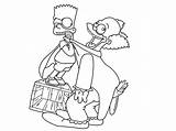 Krusty The Clown Coloring Pages At GetDrawings  Free Download sketch template