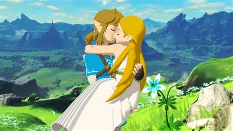 Link and Zelda BotW True Ending Kiss Forever.,, by 9029561 on DeviantArt