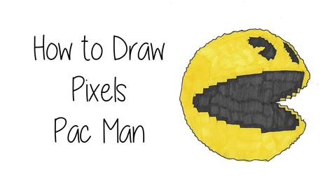 How to Draw Pacman From the Pixels Movie in 2019 | Drawings, Pixel ...