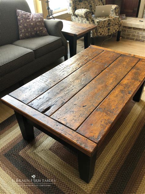 Rustic Wooden Coffee Table