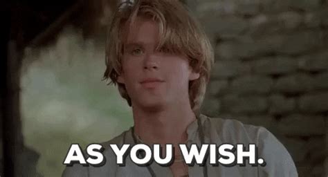 As You Wish Cary Elwes GIF - Find & Share on GIPHY