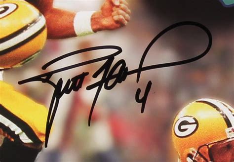 Brett Favre Signed Super Bowl XXXI 16x20 Photo (Brett Favre COA ...