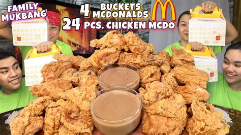 4 BUCKETS of 24 PCS. MCDONALDS CHICKEN (Tag iisang Bucket kami) CHICKEN ...